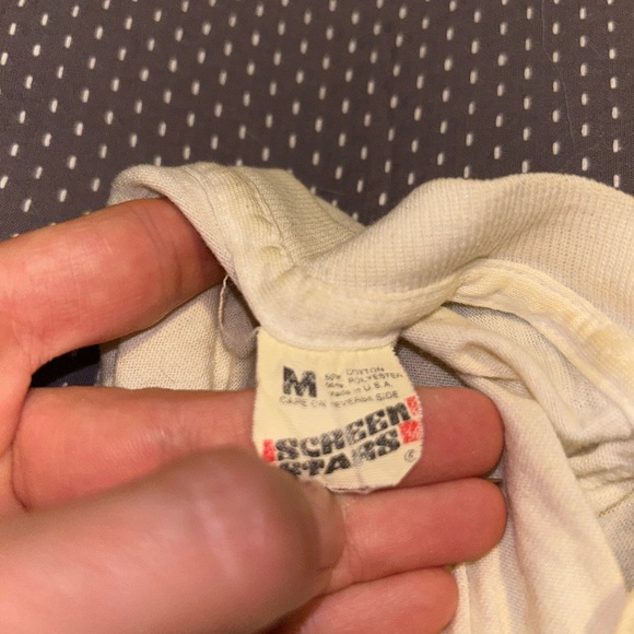 Vintage 1981 Anarchy Punk Rock T shirt - Picture 2 of 2